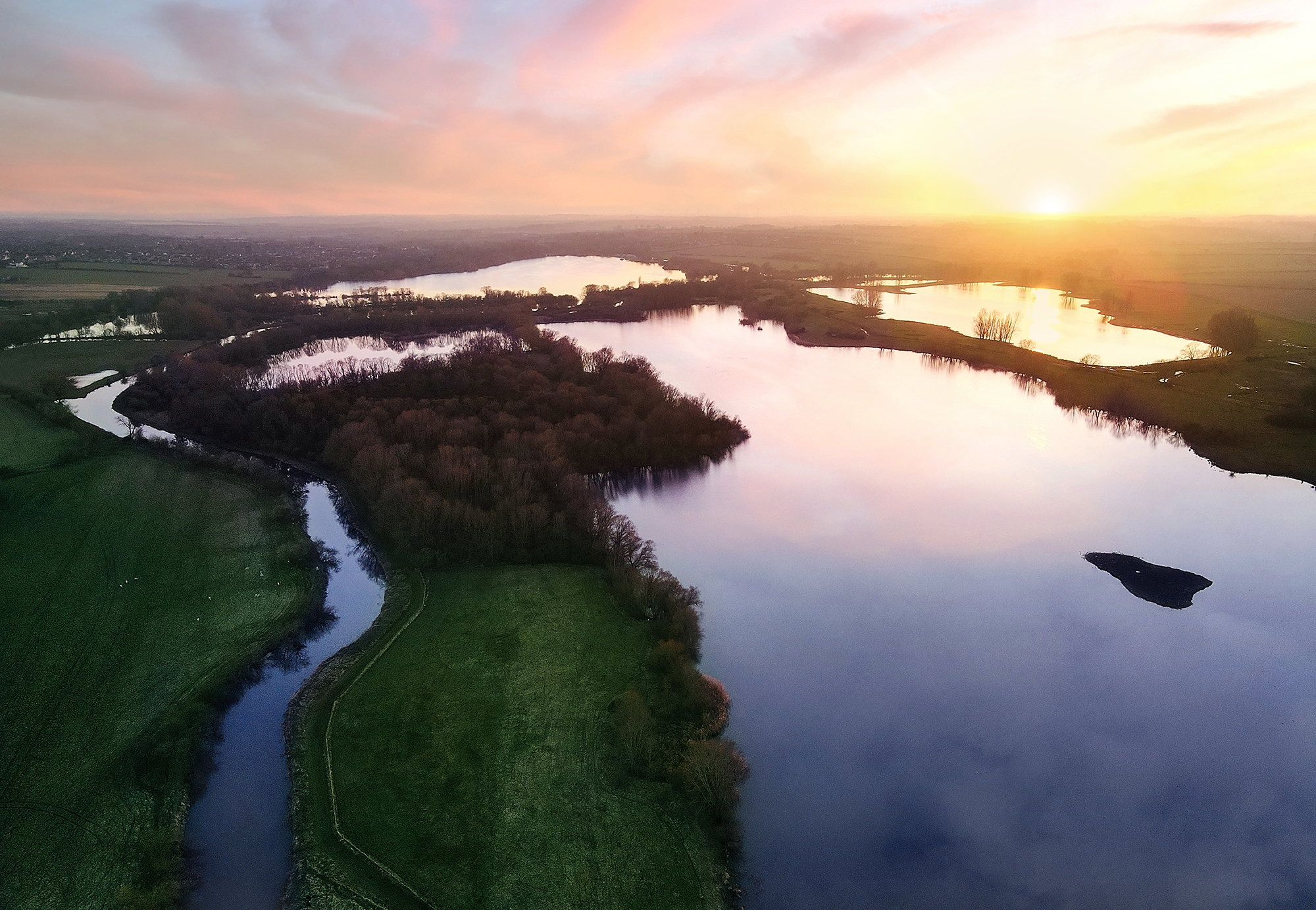 Aerial Photography - Thrapston Lakes
